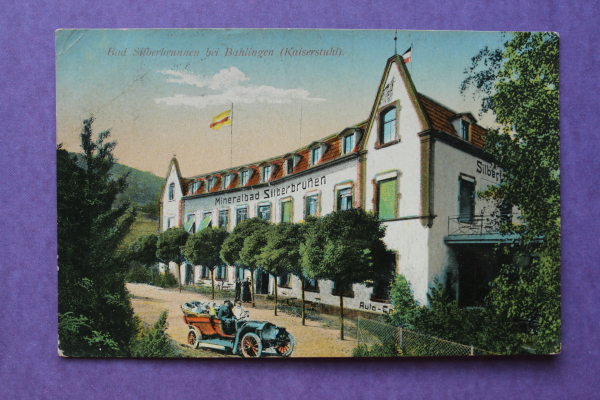 Ansichtskarte AK Bahlingen 1912 Mineralbad Silberbrunnen